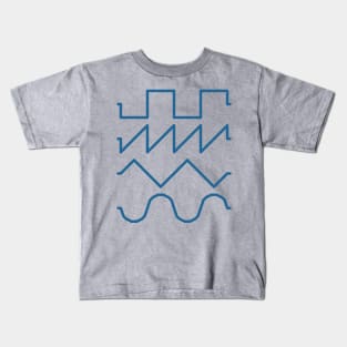 Waveforms Kids T-Shirt